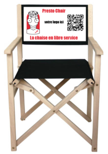 presto chair la chaise en libre service